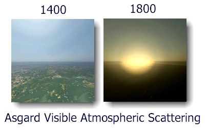 Asagard Visible Atmospheric Scattering
