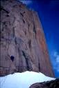 Sean Easton on the first pitch on headwall, Asgard