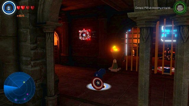 In the crypts you will find a small room behind which the last golden brick is hidden - Golden bricks - Asgard - secrets - LEGO Marvels Avengers - Game Guide and Walkthrough