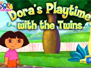 Dora Playtime With The Twins game